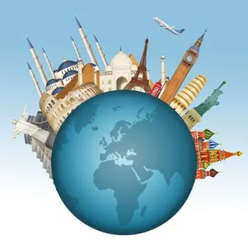 City of the world Stock Illustration