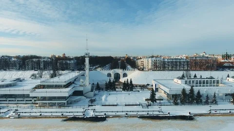 The city of Yaroslavl Stock Footage 87934014