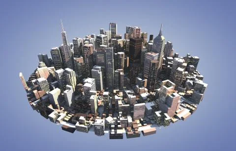 CityCircle Stock Illustration