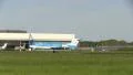 Cityhopper landing, klm HD Footage