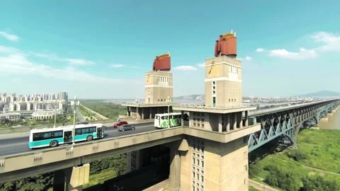 The city's traffic Stock Footage 235264970