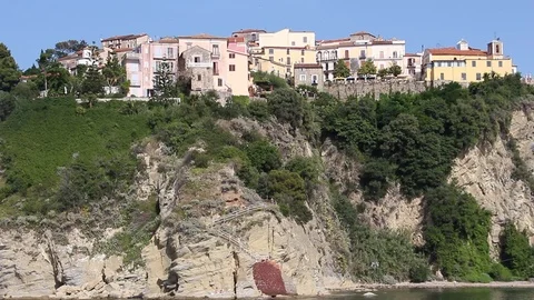 Cityscape of Agropoli. Stock Footage 124667996