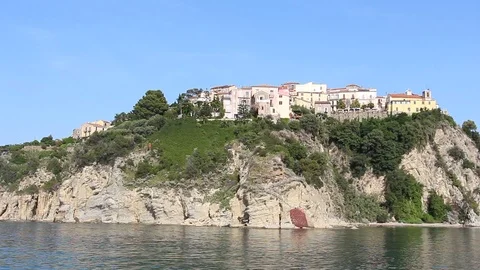 Cityscape of Agropoli. Stock Footage 124668064