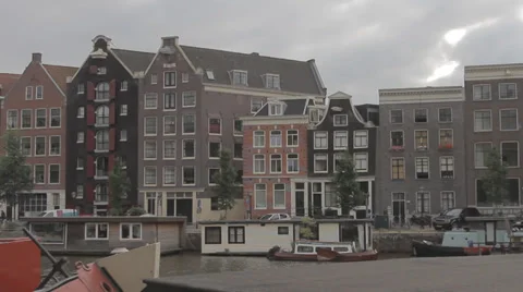 Cityscape of Amsterdam Stock Footage 39752595
