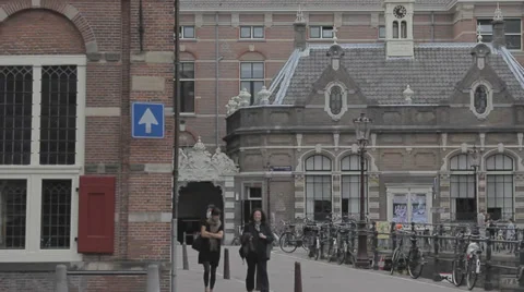 Cityscape of Amsterdam Stock Footage 39752770