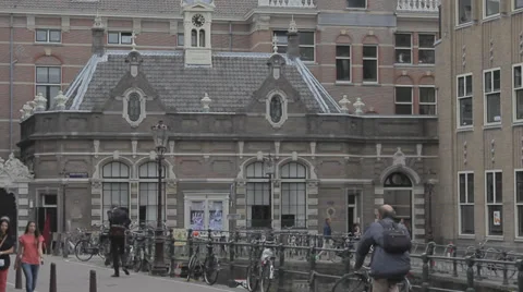 Cityscape of Amsterdam Stock Footage 39753004