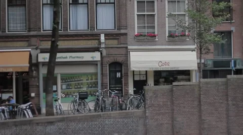 Cityscape of Amsterdam Stock Footage 41450938