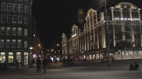 Cityscape of Amsterdam Stock Footage 41452040