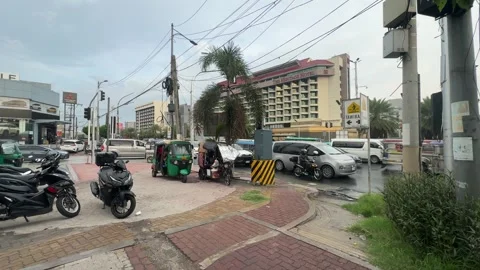 Cityscape and Traffic Flow EDSA 4K 60fps Stock Footage 338350098