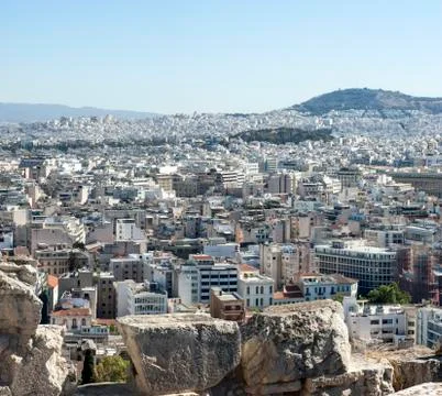 Cityscape of Athens - Greece Stock Photos