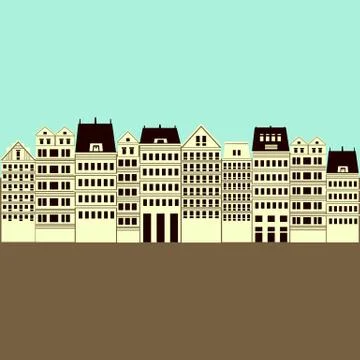 Cityscape background Stock Illustration