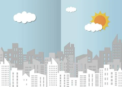 Cityscape background Stock Illustration