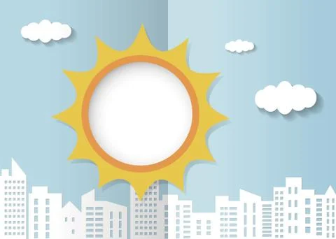 Cityscape background Stock Illustration