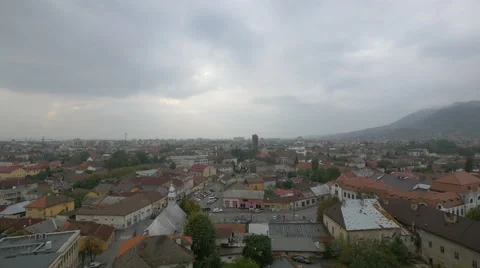 Cityscape of Baia Mare Stock Footage 58311568