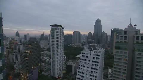 Cityscape Bangkok Stock Footage 12761637