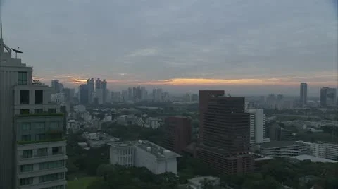 Cityscape Bangkok Stock Footage 12761640