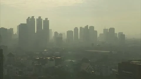Cityscape Bangkok Stock Footage 12761642