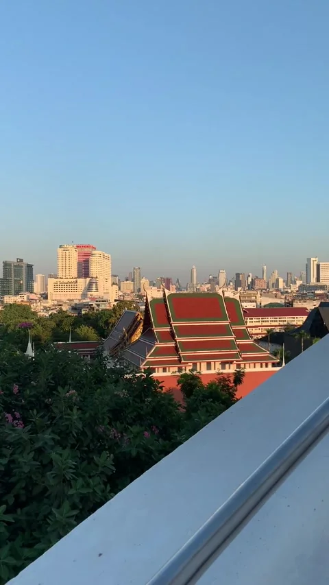 Cityscape in Bangkok Stockbeeldmateriaal 344744610