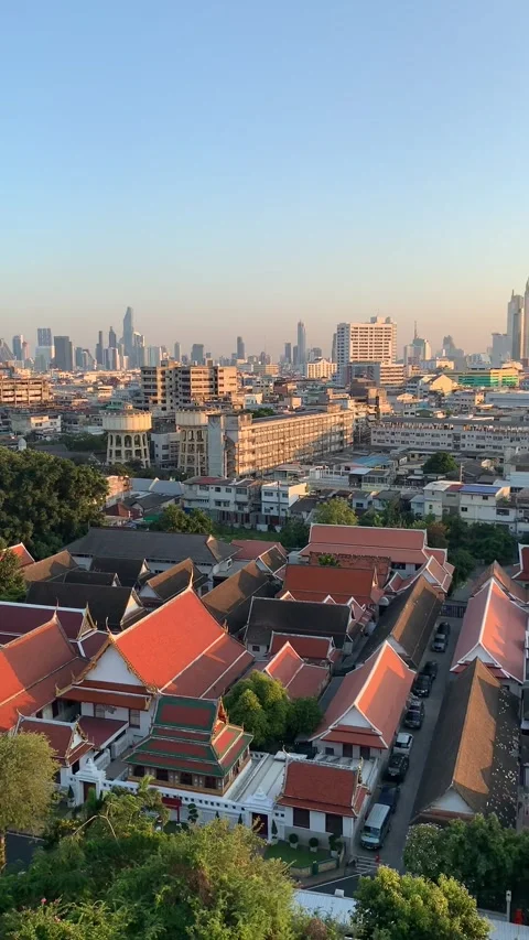 Cityscape in Bangkok Video stock 344744641