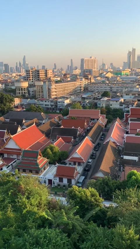 Cityscape in Bangkok Stock-Footage 344744652