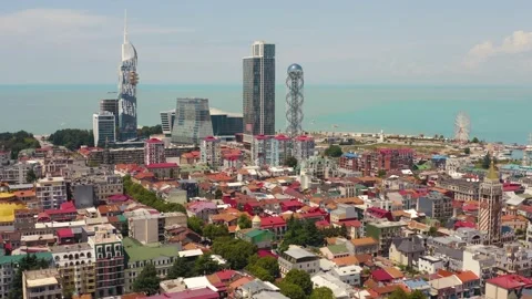 Cityscape of Batumi Stock Footage 197669276