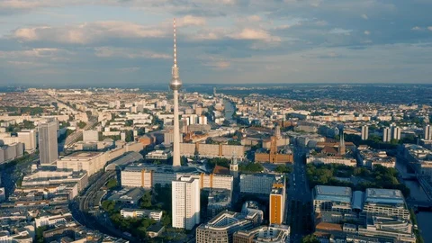 Cityscape of Berlin Stock Footage 108736973