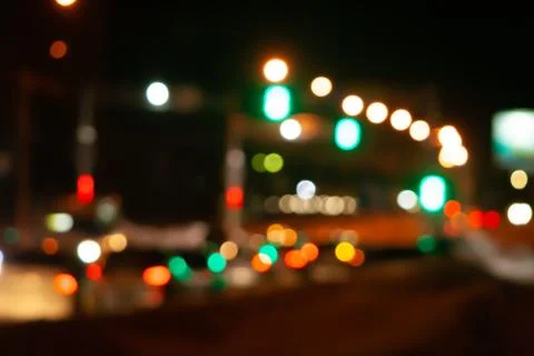 Cityscape bokeh Stock Photos