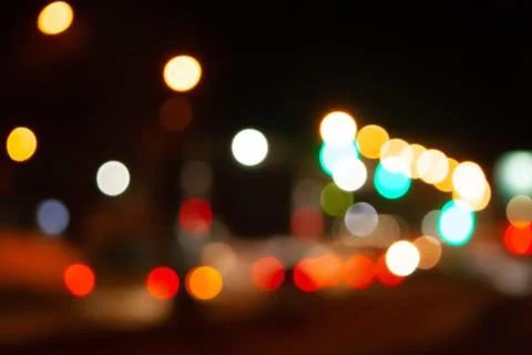 Cityscape bokeh Stock Photos