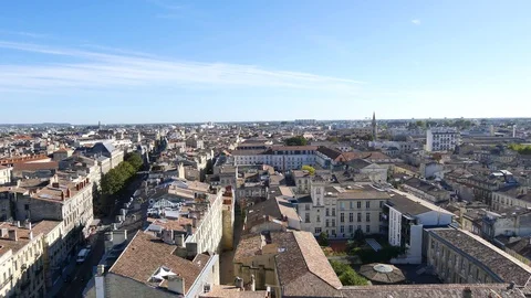 Cityscape of Bordeaux. Stock Footage 96988890