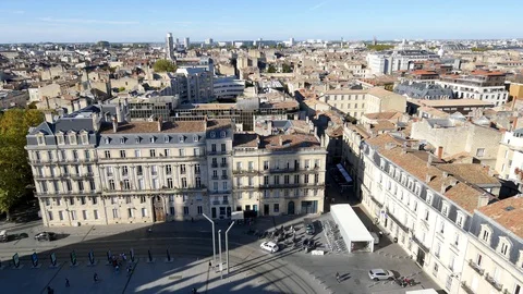 Cityscape of Bordeaux. Video stock 96990707