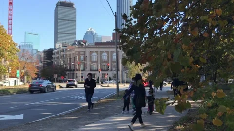 Cityscape of Boston Stock Footage 165182622