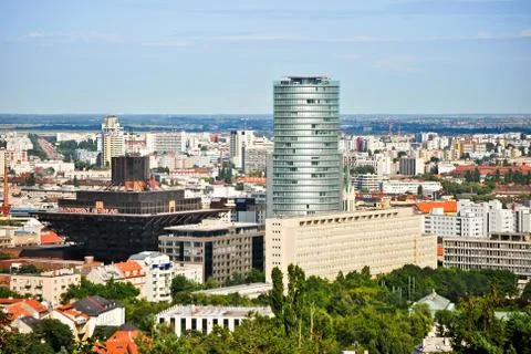 Cityscape of bratislava Foto stock