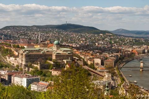 Cityscape of Budapest Stock Photos