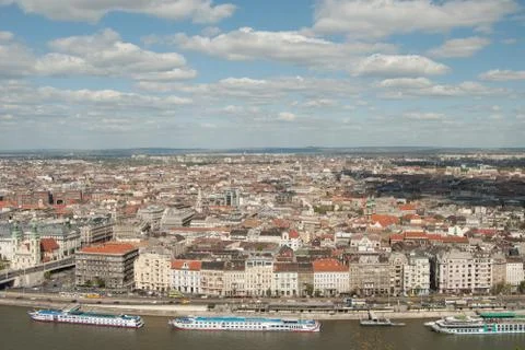Cityscape of Budapest Stock Photos
