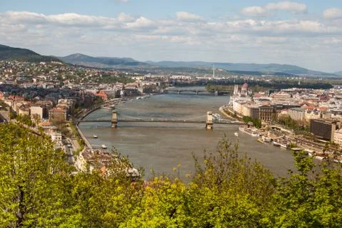 Cityscape of Budapest Stock Photos