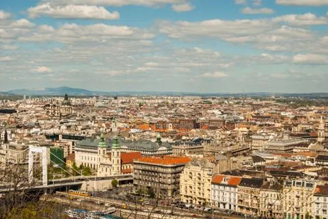 Cityscape of Budapest Stock Photos