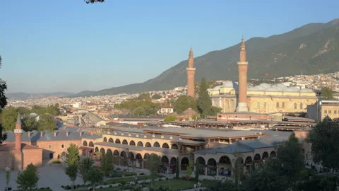 Cityscape of Bursa, Turkey Stock Footage 321353215