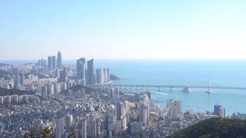 The cityscape of Busan Stock Footage 101003961