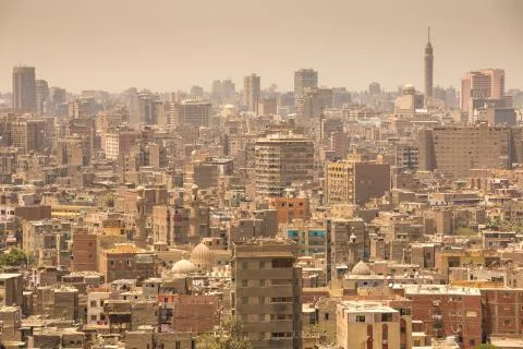 Cityscape of Cairo, Egypt Stock Photos