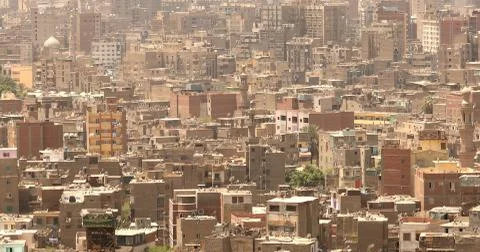 Cityscape of Cairo, Egypt Stock Photos