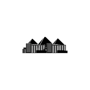 Cityscape of Cairo icon. Element of beautiful city landscape icons. Premium Ilustración de archivo