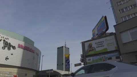 Cityscape with clear sky Stock Footage 147405954