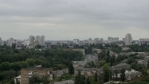 Cityscape Clouds Video stock 79421989