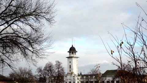 Cityscape with clouds 動画素材 143753650