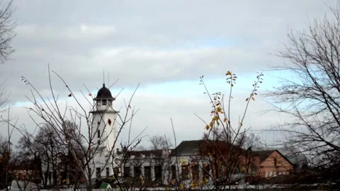 Cityscape with clouds Stock-Footage 143753674