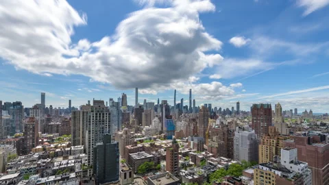 Cityscape Clouds Timelapse Stock Footage 275071874