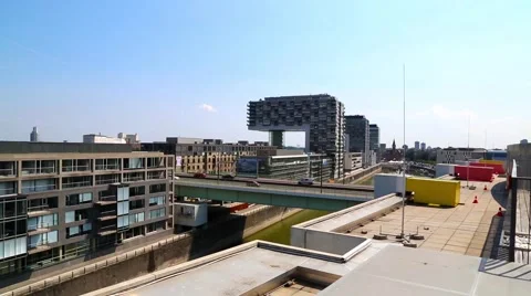 Cityscape of Cologne, Germany 스톡 동영상 49357845