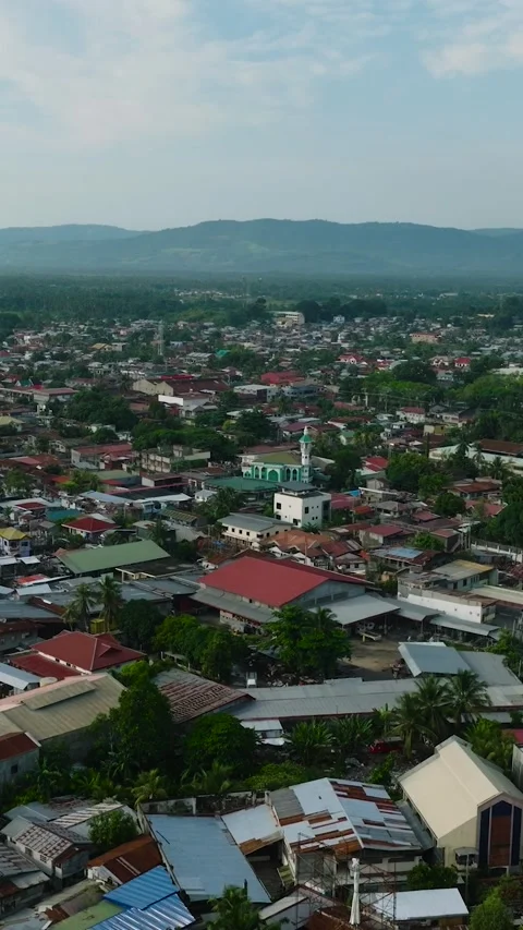 Cityscape: Cotabato City in the Philippines. Stock Footage 265272549