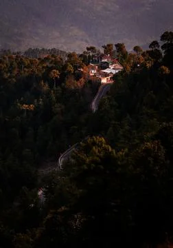 Cityscape in the dark Foto stock