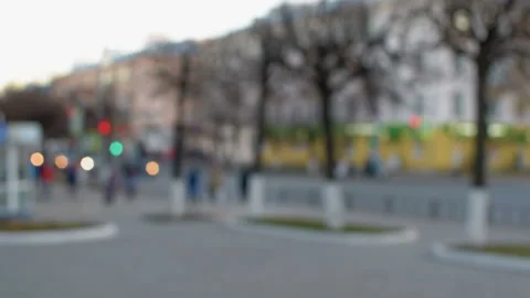Cityscape defocused.HD 스톡 동영상 98260818